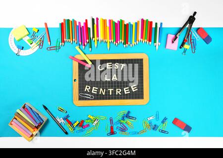 it's back to school, information, info, school year Stock Photo