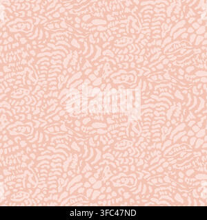 Peach shell skin dense abstract seamless pattern Stock Vector