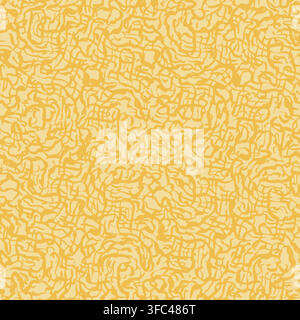 Yellow abstract seamless pattern dense texture Stock Vector