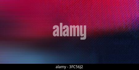 Abstract digital background showing a gradient of red to blue pixels and horizontal lines Stock Photo