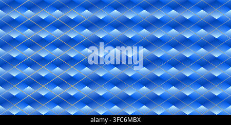 Blue triangle background. Winter Christmas bg. Blue low poly Stock Vector