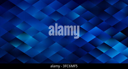 Blue triangle background. Winter Christmas bg. Blue low poly Stock Vector