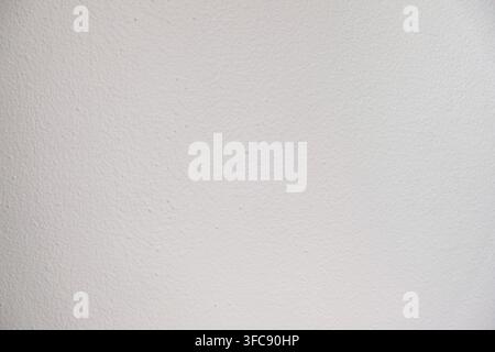 Close-up of white painted wall texture with subtle surface details Stock Photo