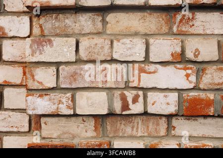 Loft style aged brick wall texture collection. Stock Photo