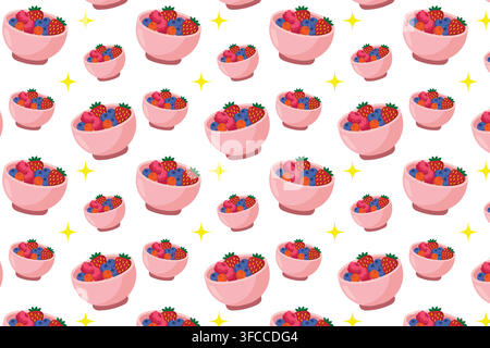 Delicious strawberry jam in a bowl on a soft pink background, suitable for breakfast branding, food menus, packaging, recipes, and advertising. Stock Vector