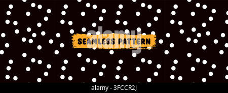 Polka dot seamless pattern for backgrounds and prints. Stock Vector