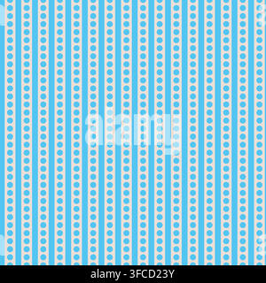 Light Blue Dotted Stripe Graphic Stock Vector