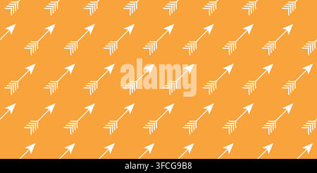 Geometric Gray Arrow Seamless Pattern Background Stock Vector