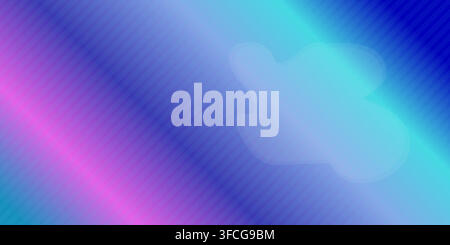 Abstract Blue and Pink Gradient Background with Diagonal Lines Stock Vector