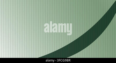 Green Gradient Background with Vertical Lines Pattern Stock Vector