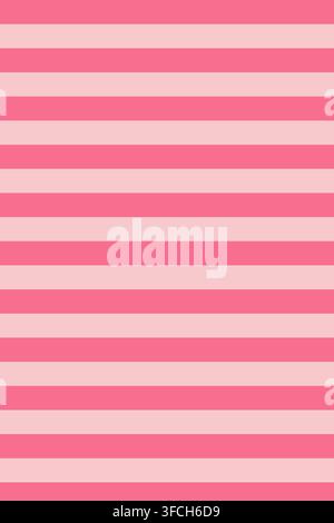 Abstract background featuring evenly spaced horizontal pink and white stripes, offering a clean geometric pattern for contemporary graphic design. Stock Photo