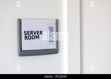 Server room icon. Computer server room sign. Data center server symbol ...