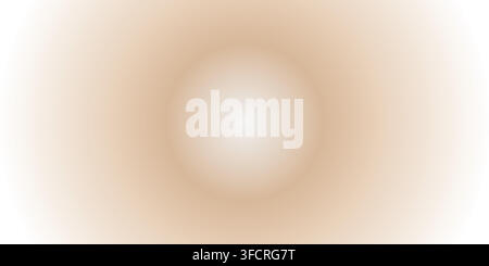 Abstract beige gradient background with soft lighting effect Stock Vector