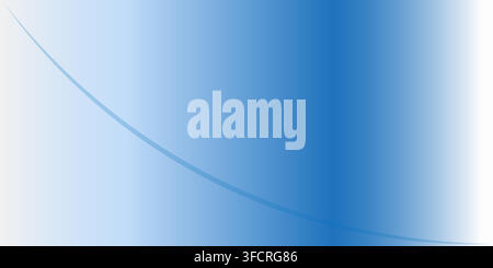 Abstract soft blue and white gradient background Stock Vector