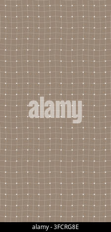 Abstract wavy grid pattern background with distorted linear texture Stock Vector
