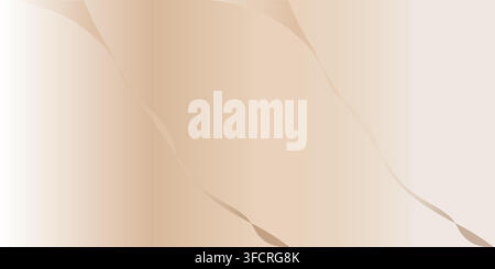 Abstract beige gradient background with soft lighting effect Stock Vector