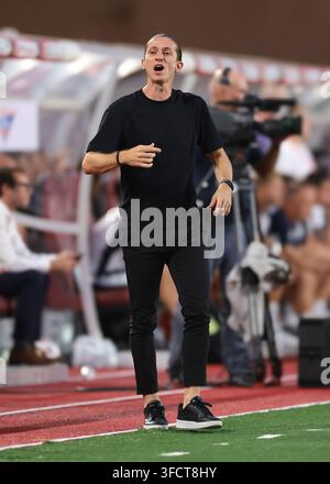 Head Coach Filipe LUIS of Monaco during Ligue 1 McDonald's match ...