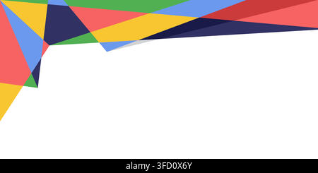 Geometric Colorful Abstract Background Vector Stock Vector