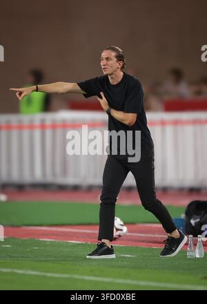 Head Coach Filipe LUIS of Monaco during Ligue 1 McDonald's match ...
