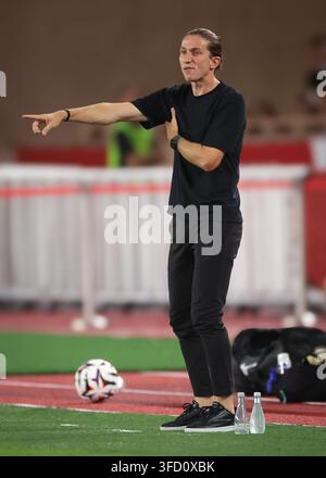 Head Coach Filipe LUIS of Monaco during Ligue 1 McDonald's match ...