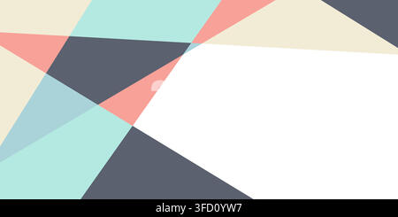 Geometric Colorful Abstract Background Vector Stock Vector
