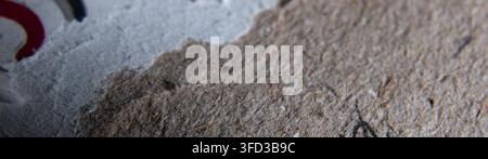 Earthy brown fibrous recycled material abstract texture backdrop with soft shallow focus suitable for subtle visuals and generous copy space applicati Stock Photo