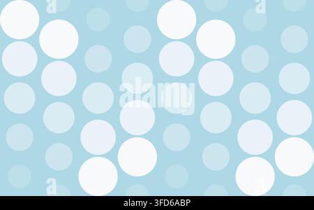 Repeating pattern. Colors: Background: ice blue, round shape gradient ...
