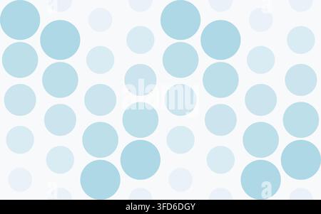 Repeating pattern. Colors: Background: ice blue, round shape gradient ...