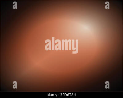 Warm Brown Orange Abstract Glow Background with Soft Gradient Light and Elegant Luxury Texture Stock Vector
