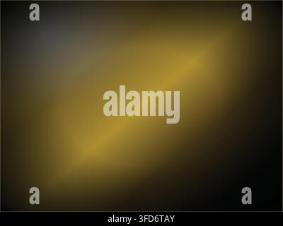 Golden Metallic Glow Background with Soft Light Gradient and Luxury Abstract Shimmer Texture Stock Vector