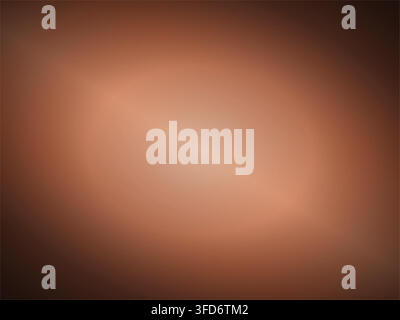 Warm Brown Orange Abstract Glow Background with Soft Gradient Light and Elegant Luxury Texture Stock Vector