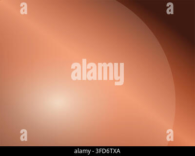 Warm Brown Orange Abstract Glow Background with Soft Gradient Light and Elegant Luxury Texture Stock Vector