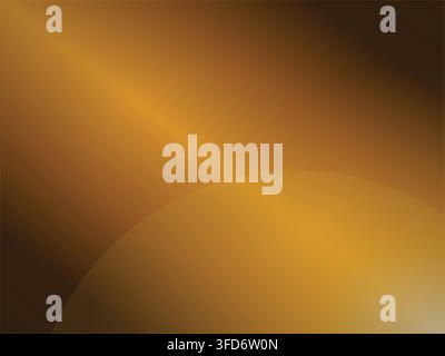 Golden Orange Abstract Gradient Background with Warm Radiant Glow and Smooth Soft Light Effect Stock Vector