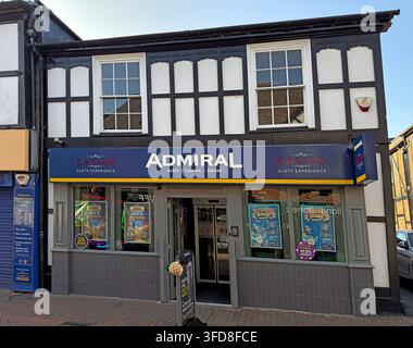 Admiral Slots adult gaming centre on Witton Street, Northwich, Cheshire. Stock Photo