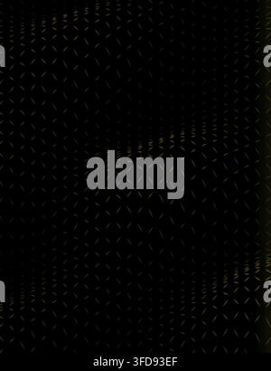 Abstract digital background featuring a flowing wave pattern composed of thin, glowing golden intersecting lines against a deep black background. Stock Vector