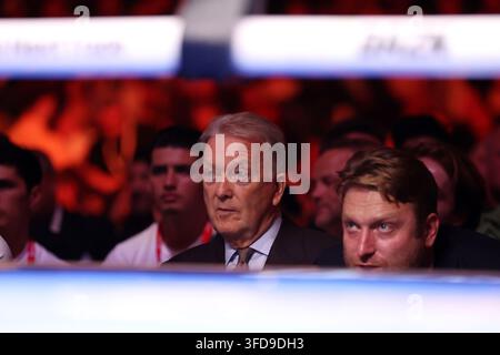 Frank Warren at The O2 Arena, London. Picture date: Saturday October 17 ...