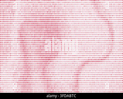 Red halftone pattern dot background abstract stipple dots texture vector illustration Stock Vector