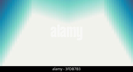 Abstract background featuring a pattern of vertical stripes transitioning from deep blue to teal, creating a modern and minimalist aesthetic. Stock Vector