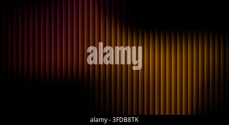A textured abstract background featuring a pattern of vertical lines transitioning from deep red to warm orange tones with a soft gradient effect. Stock Vector