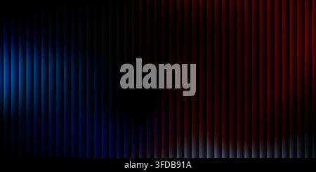 Abstract background featuring vertical stripes with a smooth gradient transition from blue on the left to red on the right side. Stock Vector