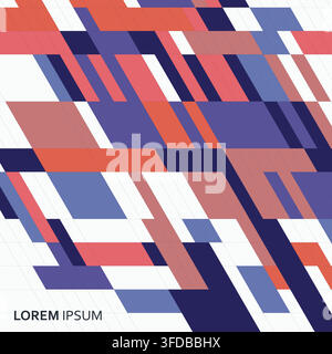 Vector Geometric Abstract Layout Stock Vector