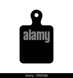 Cutting Board Vector Icon Isolated on White Background for Kitchenware Design Stock Vector