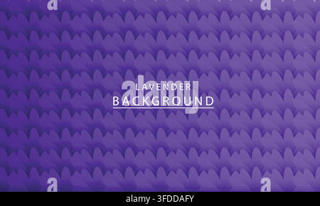 Abstract Purple Lavender Petal Seamless Pattern Vector Background Banner Template for Modern Decorative Graphic Design Stock Vector