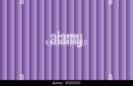 Modern Abstract Purple Vertical Stripes 3D Paper Cut Layered Lavender Background Vector Banner Template for Cover Graphic Design Stock Vector