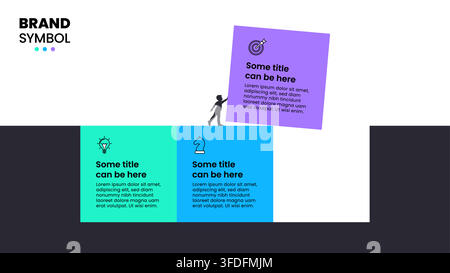 Infographic template with icons and 3 options or steps. Squares. Can be used for workflow layout, diagram, banner, webdesign. Vector illustration Stock Vector