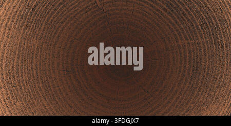 Tree ring pattern showcasing natural wooden texture vector illustration background. Stock Vector