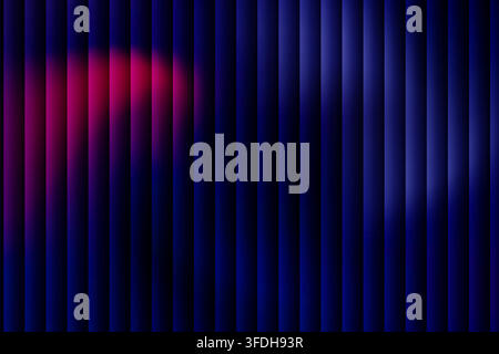 Abstract digital background featuring vertical lines with soft, glowing neon pink and blue light gradients. Stock Vector