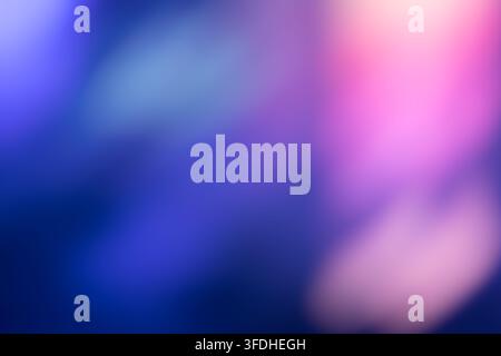 Blue and pink blurred gradient background abstract photo backdrop. Abstract blue purple pink gradient background with soft bokeh copy space Stock Photo