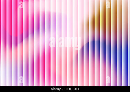 Abstract background with vertical stripes and soft gradient colors Stock Vector