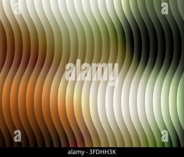 Abstract background with vertical wavy lines and smooth gradient transitions Stock Vector